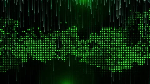 Abstract binary background. Vídeo Stock 266046220