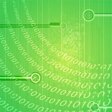 Abstract binary background Illustrazione stock