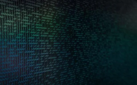 Abstract Binary Background Stock Illustration