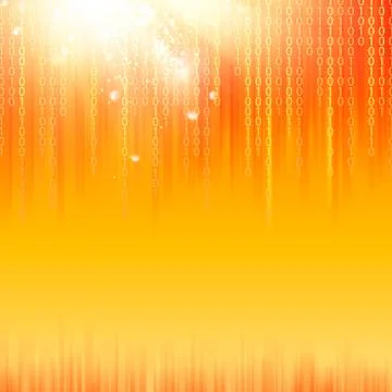 Abstract binary code background. Stock Illustration