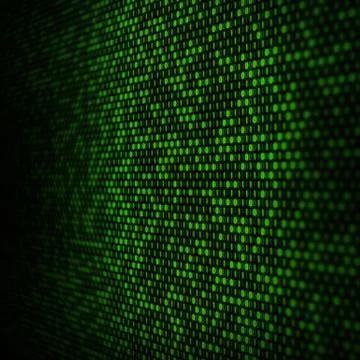 Abstract binary code background Stock Illustration