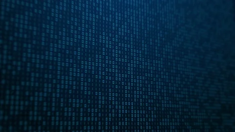 Abstract binary code background looping Stock Footage 131209473