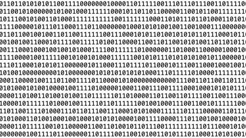 Abstract binary code background with ones and zeros Stock Footage 329276815