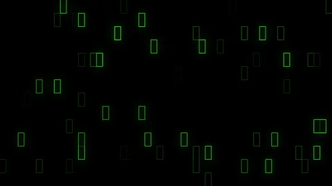 Abstract binary code background set featuring a flat vector design with computer Stock Footage 331585985