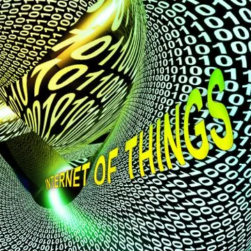 Abstract Binary Code Background Showing Technology And Data Illustrazione stock