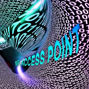 Abstract Binary Code Background Showing Technology And Data Illustrazione stock