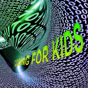 Abstract Binary Code Background Showing Technology And Data 스톡 일러스트