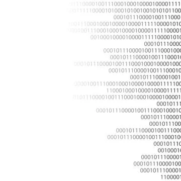 Abstract binary code background , Vector Illustrazione stock