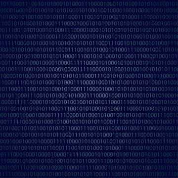 Abstract binary code background , Vector Stock Illustration