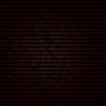 Abstract binary code background , Vector Stockillustratie