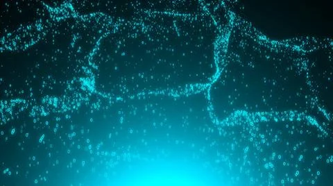 Abstract binary code background. Wave digital backdrop Abstract binary cod... Stock Photos