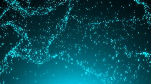 Abstract binary code background. Wave digital backdrop Abstract binary cod... Stock Photos