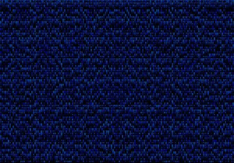 Abstract binary code on blue digital screen Stock Photos