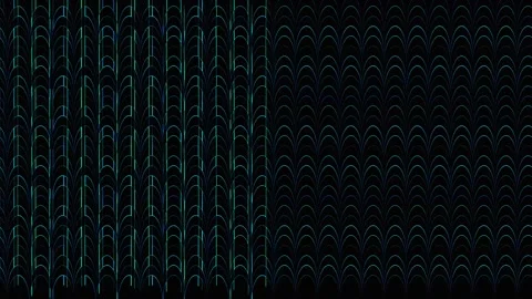 Abstract binary code grid pattern with dark blue glowing segments moving sl.. Stock Footage 341685577
