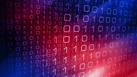 Abstract binary code motion background a futuristic design for digital Stock Footage 246131436
