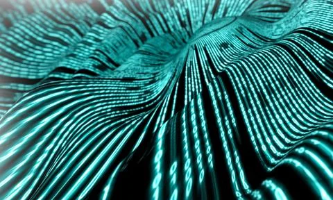 Abstract binary code or language 스톡 일러스트