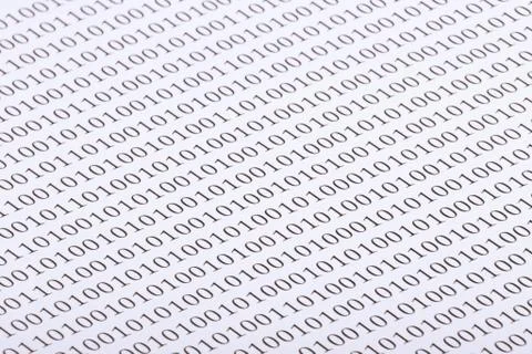 Abstract binary code Stock Photos