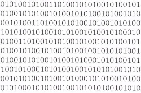 Abstract binary code Stock Photos
