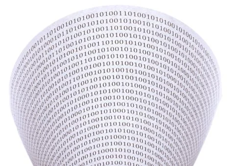 Abstract binary code Stock Photos