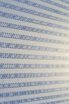 Abstract binary code Stock Photos