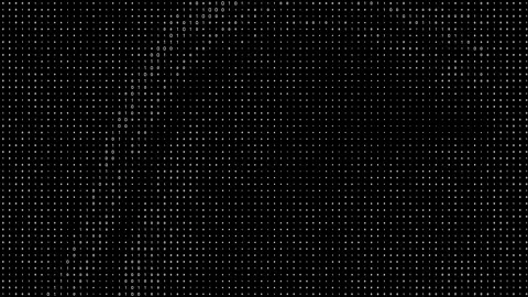 Abstract Binary Code Stream on Light Background Stock Footage 309007390