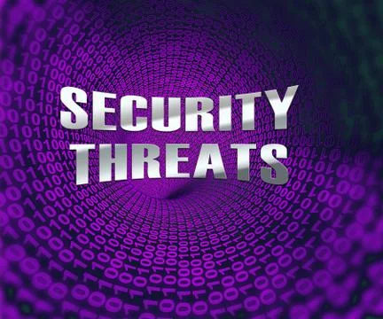 Abstract Binary Code Tunnel Showing Technology And Computing Stock Illustration