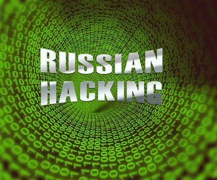 Abstract Binary Code Tunnel Showing Technology And Computing Illustrazione stock