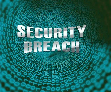 Abstract Binary Code Tunnel Showing Technology And Computing 스톡 일러스트