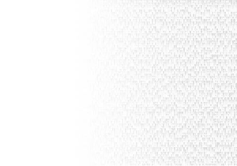 Abstract binary code on white clean background. Copyspace on the left Stock Illustration