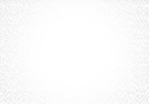 Abstract binary code on white clean background. Copyspace in center Stock Illustration