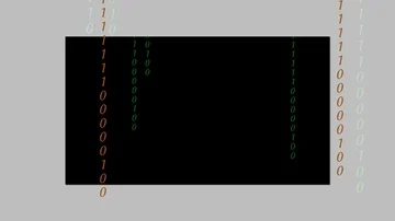 Abstract Binary Digital Code in color Stock Footage 85539483