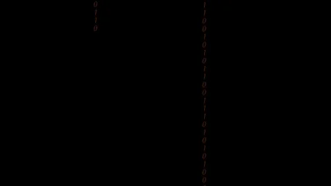 Abstract Binary Digital Code in color Stock Footage 85570659