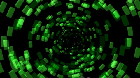 Abstract binary internet tunnel particle,tech energy,tube pollution Fireworks. Video stock 1038539