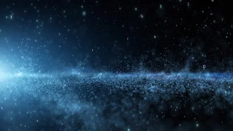 Abstract binary numbers data cyberspace animation Stock Footage 337237649