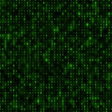 Abstract binary one and zero background. EPS 10 vector Stock Illustration