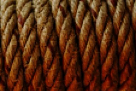 Abstract of binding rope in mosaic block Stock Illustration