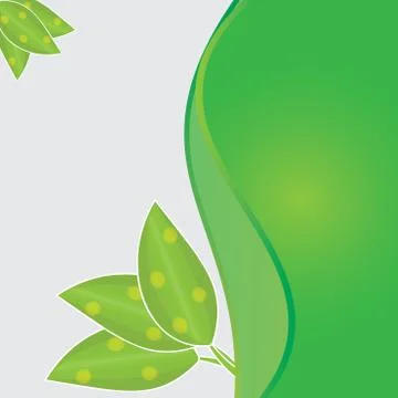 Abstract bio leafs . Stock Illustration