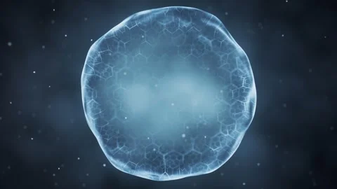 Abstract biological cell with hexagon structure moving in cinematic dark fl.. 스톡 동영상 327249548