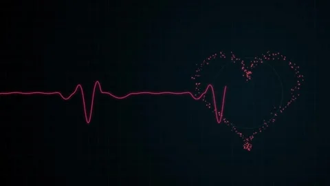 Abstract Biometric Wavefield Resonance 4K Seamless Loop Stock Footage 343698255