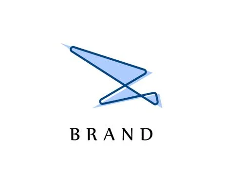 Abstract bird logo Stock Illustration
