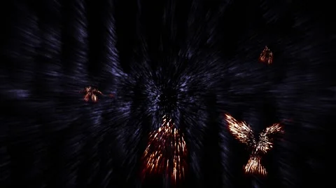 Abstract Birds Background Видео 56867450