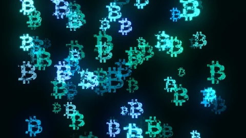 Abstract bitcoin screensaver 動画素材 119780694