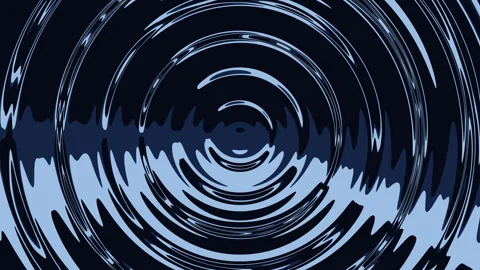 Abstract black and blue background with liquid circle. Stock Footage 246390298