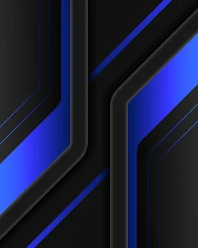Abstract black and blue technology background Stock Illustration