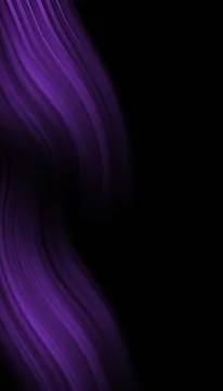 Abstract Black and Deep Violet Purple Gradient Wave Background Stock Illustration