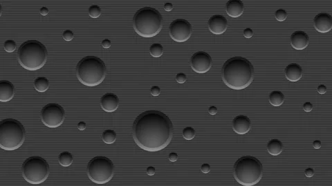 Abstract black and gray balls background design animation. Video stock 152704253