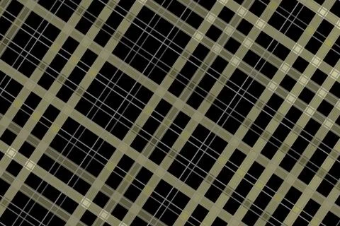 Abstract black and gray geometric pattern with lines and squares Stock Illustration
