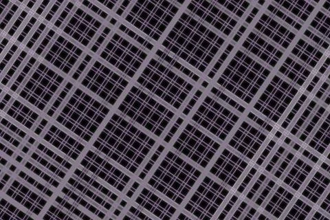 Abstract black and gray grid pattern with geometric design Stock Illustration