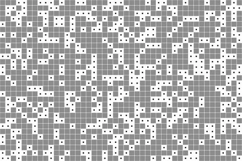 Abstract black and gray square pattern minimal artwork design background. Illustrazione stock
