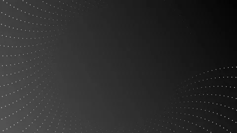 Abstract Black and Grey Circular Particle Wave Background Stock Footage 315080611